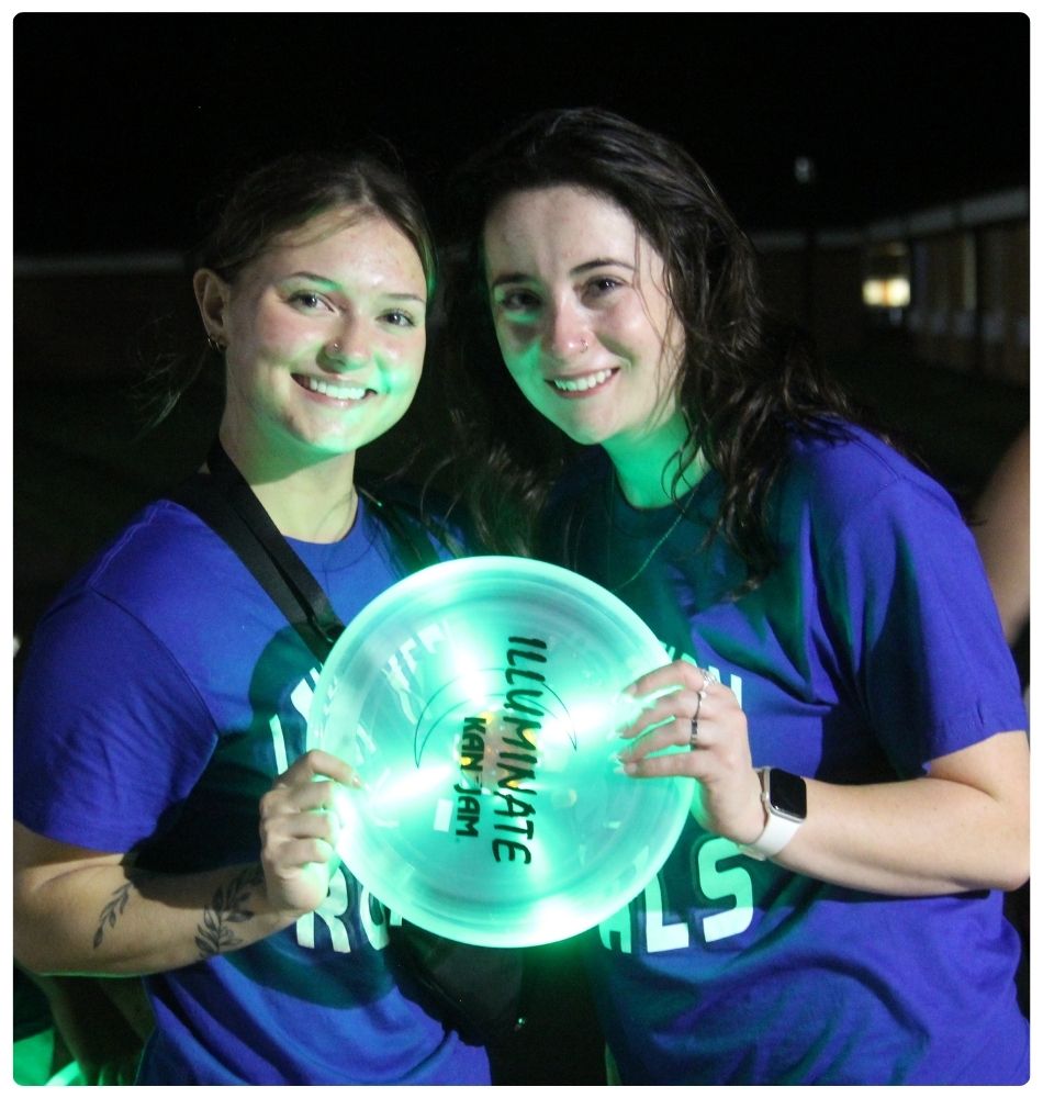 Lake Region State College students exploring clubs at a recent club and job fair.